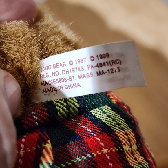 Vintage Poseable Teddy Bear With Golf Club, Golf Pants & Hat. - Picture 11 of 12